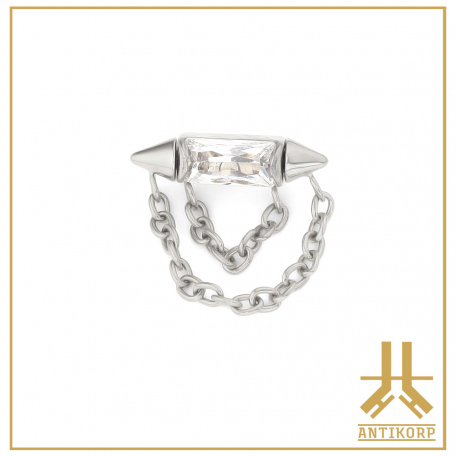 labret-titane-sterile-paved-spiky-chain-interne